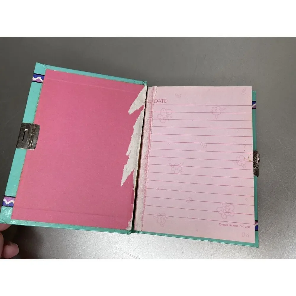 Vintage 1991 Sanrio Kimi Kameleen Turtle Diary Multi Color Paper RARE HTF